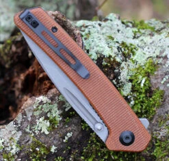 CIVIVI Keen Nadder-Brown Micarta (3.48" SW N690) C2021B -The Knife Shop C2021B.2 83540.1674146599