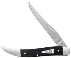 Case Medium Texas Toothpick 27819 Black Smooth Micarta ( 1010094 SS )