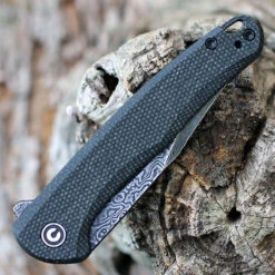 CIVIVI Mini Sandbar-Blk Micarta (2.95" Damascus) C20011-DS1 6 CIVIVI Mini Sandbar-Blk Micarta (2.95" Damascus) C20011-DS1 -The Knife Shop CIVC20011DS1.3 28233.1671142270