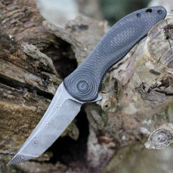 CIVIVI Synergy3-Blk G-10/CF (3.24" Damascus) C20075B-DS1