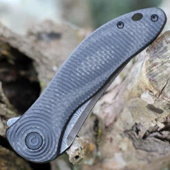 CIVIVI Synergy3-Blk G-10/CF (3.24" Damascus) C20075B-DS1 -The Knife Shop CIVC20075BDS1.3 34021.1673459655