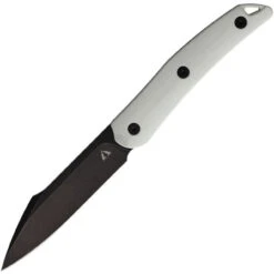 CMB Kisame- White G-10 (3.50" Black 14C28N) CMBFB01B