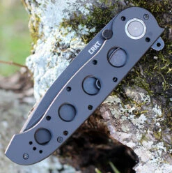 CRKT M16 Carson Deadbolt Tanto Blk Alum (3.89" D2 Blk Tanto) M16-04DB -The Knife Shop CR04DB.3 72817.1643729024