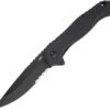 CRKT Taco Viper A/O Folding Knife - Blk Nylon (4.22" Blk SW 1.4116) 2267
