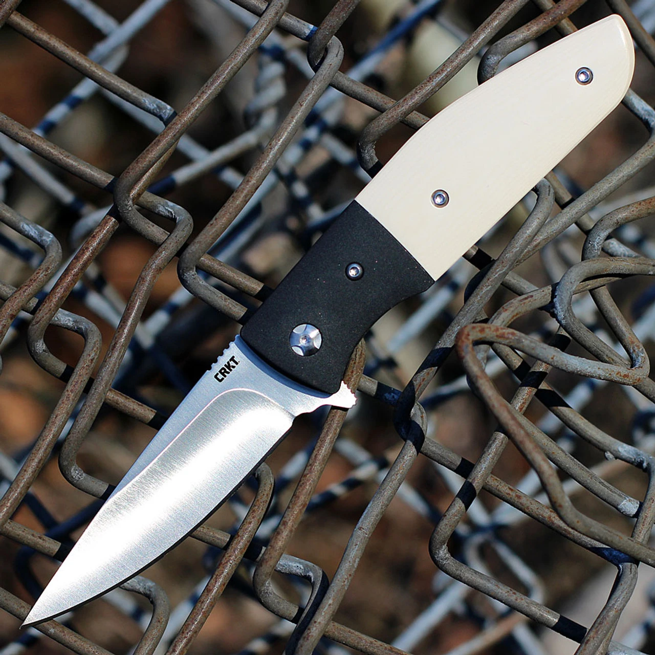CRKT Kommer Curfew - IWhite Alum. (3.12" 8Cr13MoV Satin) 2867 1 CRKT Kommer Curfew - IWhite Alum. (3.12" 8Cr13MoV Satin) 2867
