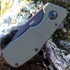 CRKT Razelcliffe - OD Green G-10/SS (2.0" SS Blk) 4021OD -The Knife Shop CR4021OD.1 22631.1667501297