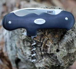 CRKT Triple Play - Blk Pakkawood (2.5" SS Satin) 6925 -The Knife Shop CR6925 57244.1651765319