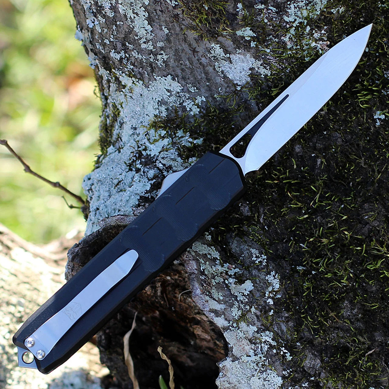 CobraTec Enforcer OTF Automatic - Blk Alum. (3.25" M390) CTEBLKM390DNS 2 CobraTec Enforcer OTF Automatic - Blk Alum. (3.25" M390) CTEBLKM390DNS - Image 2