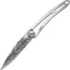 Deejo 15g Tattoo Lion DEE7AK001, 2" Z40C13 Plain Blade, Stainless Handle