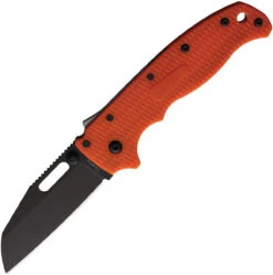 Demko AD20.5 Shark Lock Orange (3" D2 Wharncliffe Blk)