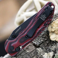 Doug Ritter MINI-RSK® MK1-G2 Knifeworks Exclusive G-Mascus® Red G-10/Black Blade - Sprint Run -The Knife Shop DR54121.4 97759.1648669470