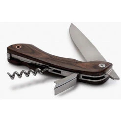 BareBones Living Folding Picnic Knife, 4" Satin 50CR15 Stainless Steel Stainless Blade, Hardwood Handle W/ Walnut Finish -The Knife Shop Folding Picnic Knife 2 92622.1600456152