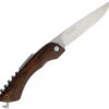 BareBones Living Folding Picnic Knife, 4" Satin 50CR15 Stainless Steel Stainless Blade, Hardwood Handle W/ Walnut Finish