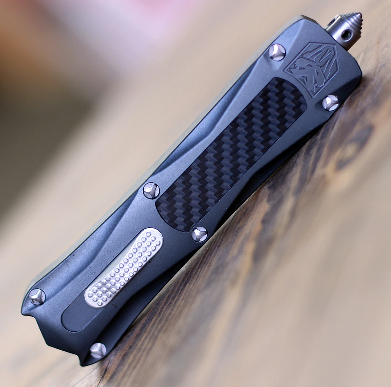 CobraTec Knives King Cobra - Gry Alum (4" D2 Blade) GYKCDS 3 CobraTec Knives King Cobra - Gry Alum (4" D2 Blade) GYKCDS - Image 3