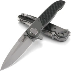 CRKT M40-30 Deadbolt - Alum And FRN (3.5" Bead Blast) -The Knife Shop M40 Deadbolt Lock Spear 3 23591.1579295917