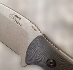 Doug Ritter RSK® Mk3-G2 - Knifeworks Exclusive - Black / Stonewashed CPM-S45VN -The Knife Shop RSK Mk3 G2 thumbramp 1200w 34855.1609966944