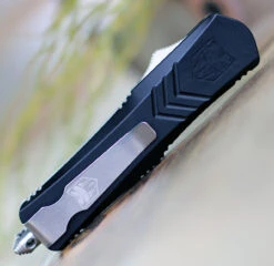 CobraTec Black FS-X OTF Knife - Blk Alum (2.75" D2) SBLKFS-XSDAGNS -The Knife Shop SBLKFS XSDAGNS 64374.1598966905