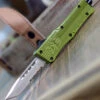 CobraTec Knives SODCTK-1STS Small CTK-1 OD Green, 2.75" D2 Steel Tanto Serrated Blade, Aluminum Handle