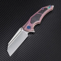 Artisan Apache ATZ1813GRES, 3.82" S35VN Plain Blade, Rose Titanium/Carbon Fiber Handle 7 Artisan Apache ATZ1813GRES, 3.82" S35VN Plain Blade, Rose Titanium/Carbon Fiber Handle -The Knife Shop atz1813grem 1 62087.1566586007
