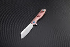 Artisan Tomahawk ATZ1815GRES, 3.75" S35VN Plain Blade, Rose Titanium Handle