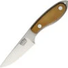 Bark River 07072MNC Caper Necker, 3.1" CPM-20CV Plain Blade, Natural Canvas Micarta Handle