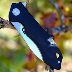 Bestech BTKG11A2 Beluga, 3.0" Sandvick 12C27 Stonewash Plain Blade, Black G-10 Handle -The Knife Shop bg11a 2.3 72486.1566585978