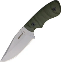 Boker Plus 02BO060 Ridgeback, 3.4" 440C PLAIN Blade, OD Green G-10 Handle