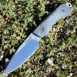Bradford Guardian4 3D, 4.625" N690 Plain Blade, Black Micarta Handle