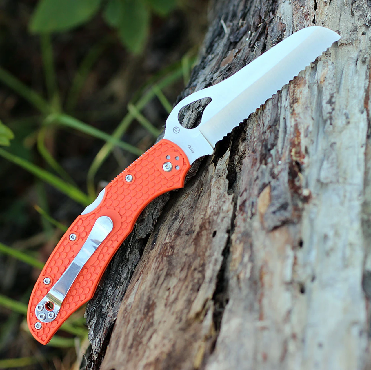 BYRD 17SOR2 Cara Cara 2 Rescue, 3.8" 8Cr13MoV Serrated Blade, Orange FRN Handle 2 BYRD 17SOR2 Cara Cara 2 Rescue, 3.8" 8Cr13MoV Serrated Blade, Orange FRN Handle - Image 2