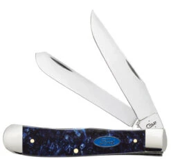 Case 14315 Ford Trapper, Smooth Arctic Blue Kirinite Handle (6254 SS)