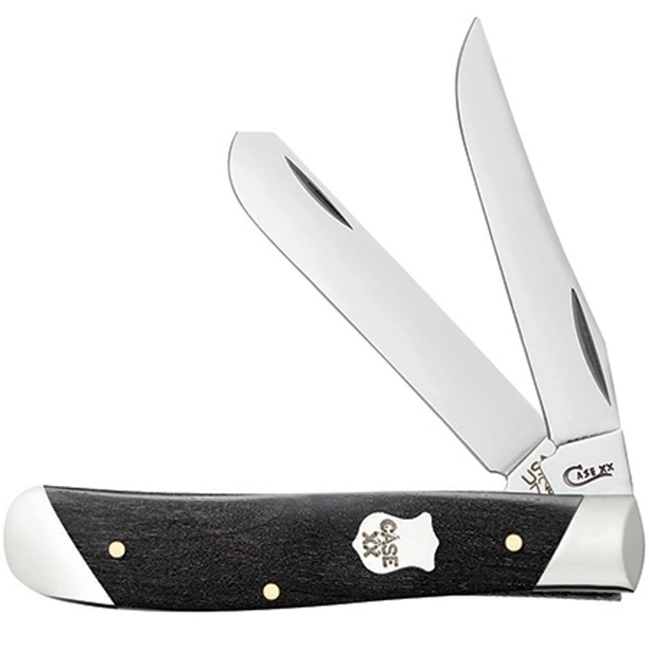 Case 32453 Mini Trapper, Slanted Bolster Ebony Wood (7207 SS) 1 Case 32453 Mini Trapper, Slanted Bolster Ebony Wood (7207 SS)