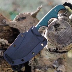 CRKT Minimalist Persian Neck Knife - Green Resin Fiber (2.76" 8Cr13MoV Bead Blast) 2379 -The Knife Shop cr2379.2 23555.1628188692