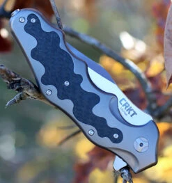 CRKT Ken Onion Motley Flipper K210CFXP, 3.875" Sleipner Plain Blade, Titanium Carbon Fiber Inlays Handle-Limited To 500 -The Knife Shop crktk210cfxp.3 57868.1566586134