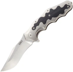 CRKT Ken Onion Motley Flipper K210CFXP, 3.875" Sleipner Plain Blade, Titanium Carbon Fiber Inlays Handle-Limited To 500 -The Knife Shop crktk210cfxp.4 91664.1566586135
