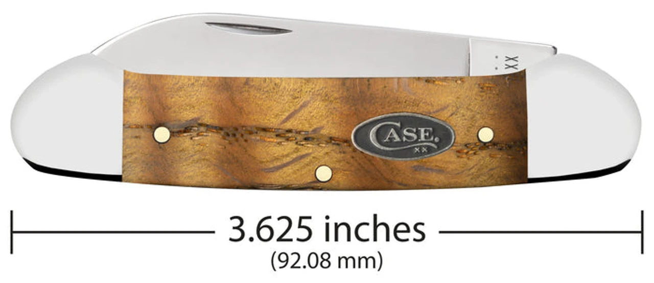 Case Canoe 47126- Yellow Curly Oak (72131 SS) 2 Case Canoe 47126- Yellow Curly Oak (72131 SS) - Image 2