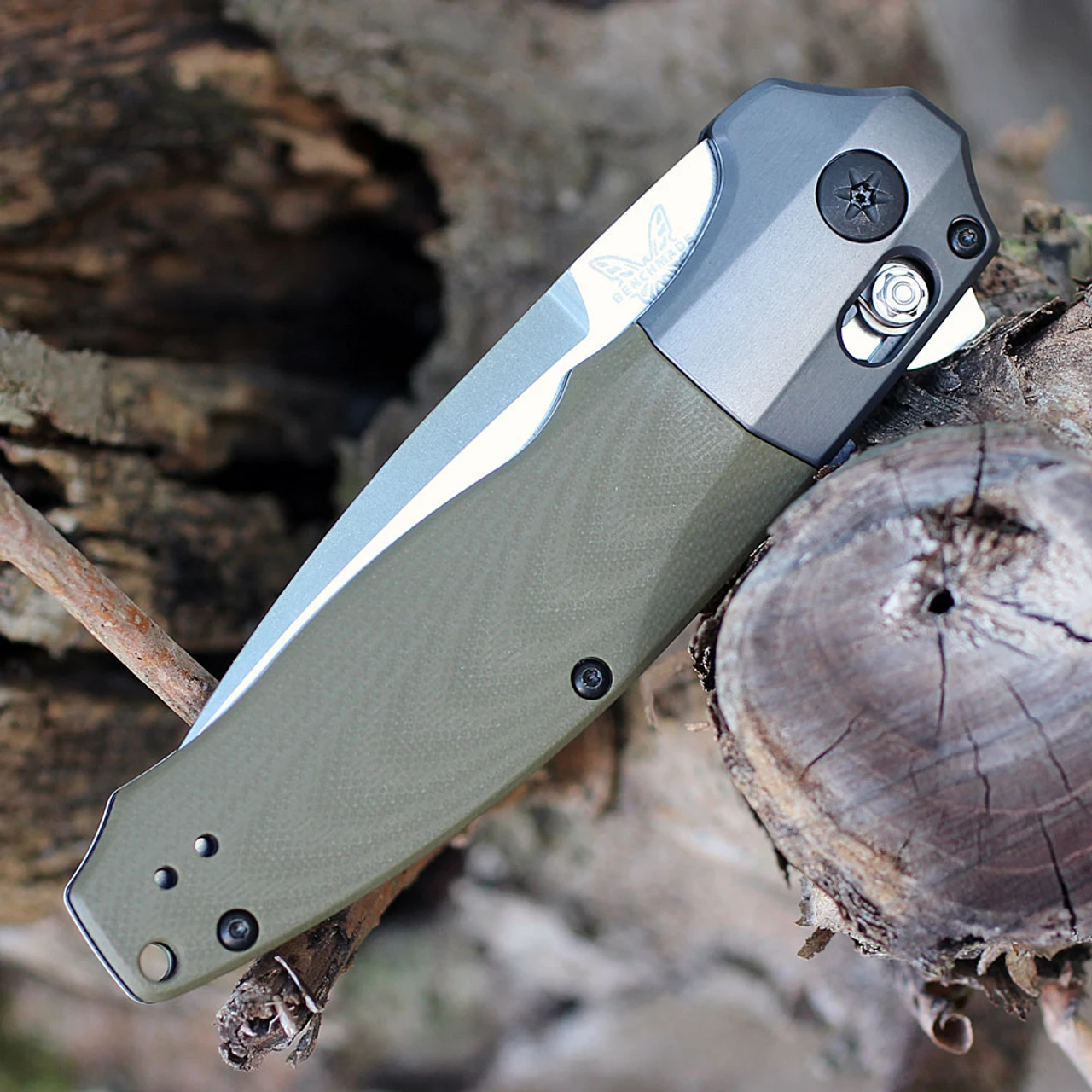 Benchmade Vector A/O- OD G-10 (3.6" CPM-20CV) 496 3 Benchmade Vector A/O- OD G-10 (3.6" CPM-20CV) 496 - Image 3