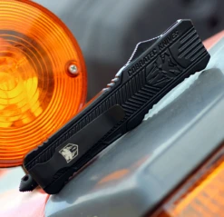 CobraTec Large CTK-1 Black (3.75" D2 Drop Point ) LBCTK-1LDNS -The Knife Shop image 70640.1569361396