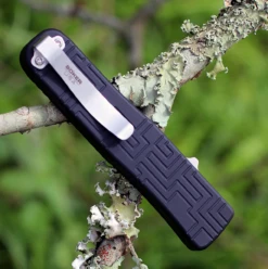 Boker Plus USA OTF Automatic Black Alum (3.5" 154CM SW) 06EX260 -The Knife Shop image 96699.1572888376