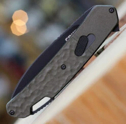 CRKT Bona Fide 542GKP, 3.52" Black PVD Coated 1.4116 Stainless Blade, OD Green Sculpted Aluminum Handles -The Knife Shop k542gkp.2 09666.1612553374