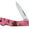 Case Lightweight Mini Blackhorn Lockback, SS, Pink Camo Zytel Handle