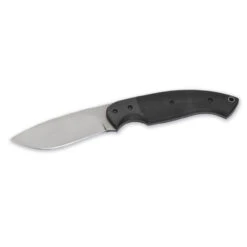 Browning Vortex Fixed Blade, 3 3/4" 440 Stainless Drop Point Blade, Black G-10 Handles (8 3/4" Overall)