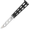 Bear & Son BC113BTR Butterfly Trainer, 4" Closed, High Carbon SS Unsharpened Blade, Epoxy Powder Coated Handles