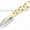 BlackJack Model 155 Neck Knife Desert Tan Finish W/Sheath