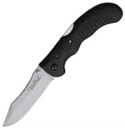 BenchMark Lockback, 3 1/8" Stainless Modified Tanto Blade, With White LED Light