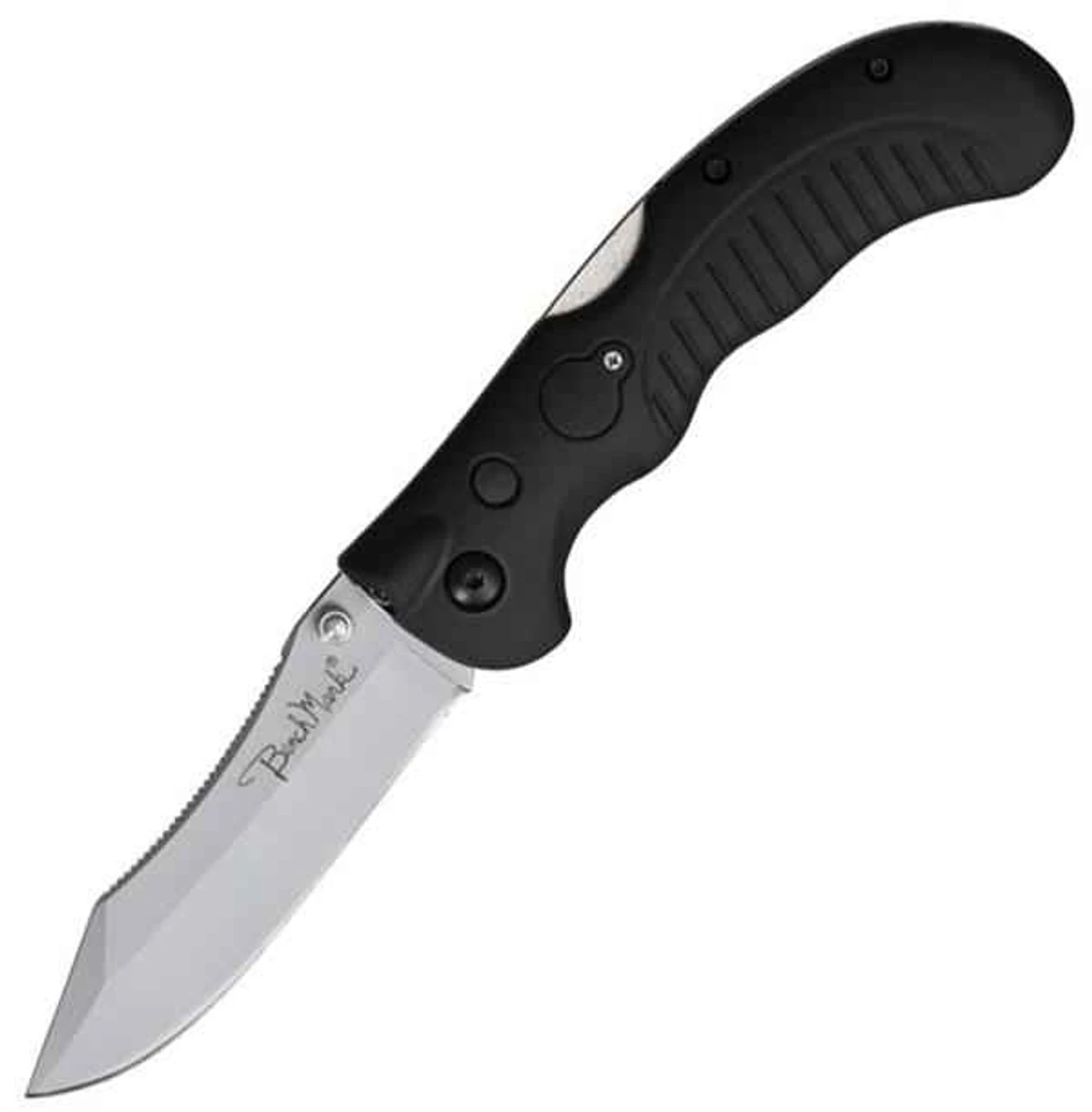 BenchMark Lockback, 3 1/8" Stainless Modified Tanto Blade, With White LED Light 1 BenchMark Lockback, 3 1/8" Stainless Modified Tanto Blade, With White LED Light