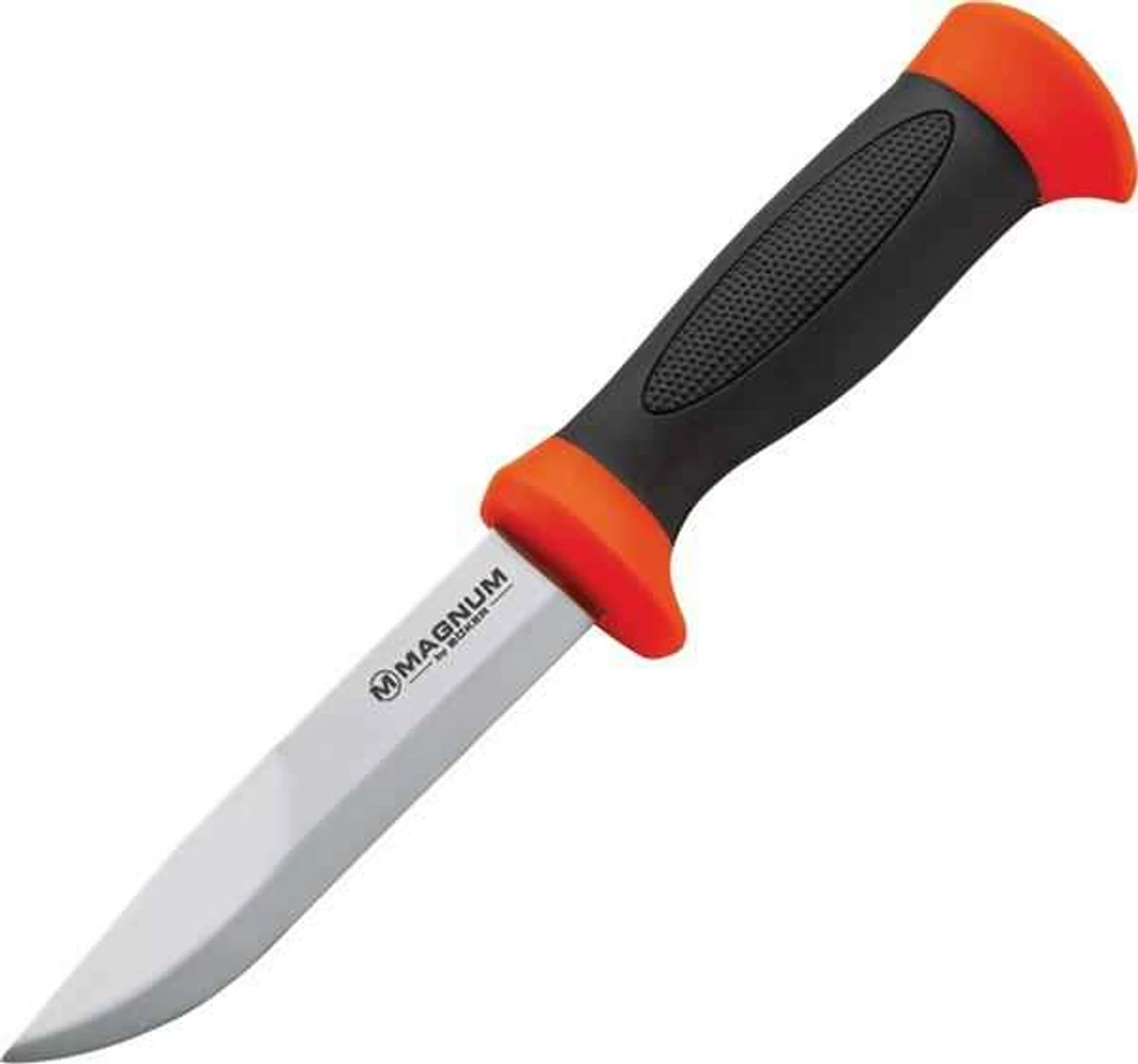 Boker Magnum Nordic Orange, 440 Stainless, Rubber Handle 1 Boker Magnum Nordic Orange, 440 Stainless, Rubber Handle