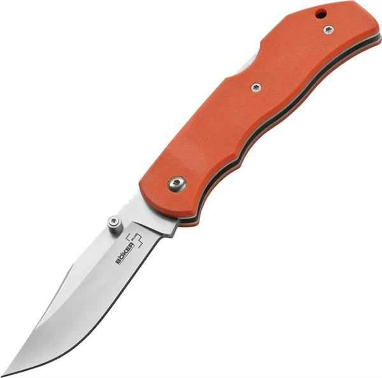 Boker Plus Optima Orange Folder, AUS-8 Stainless, G10 Handle 1 Boker Plus Optima Orange Folder, AUS-8 Stainless, G10 Handle