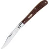 Case 135 Working Barehead Slimline Trapper, Jigged Brown Synthetic Handle (61048 SS)