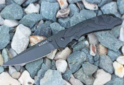CRKT 1100 Moxie™, 3.3" 8Cr14MoV Plain Blade, Textured TPE Handle